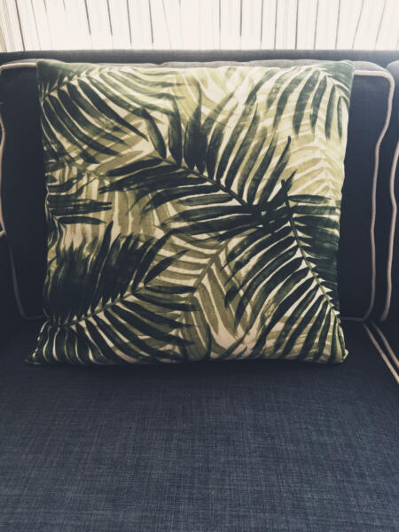 Easy and cost-effective way to change-up your throw pillows.  Something FUN until you're DONE!